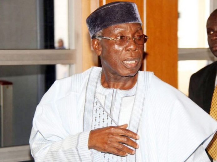 Chief Audu Ogbe Minister of Agriculture 