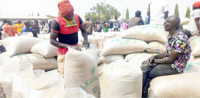 A beans market at the outskirts of Abuja. IDPs who are the dominant farmers decry poor patronage