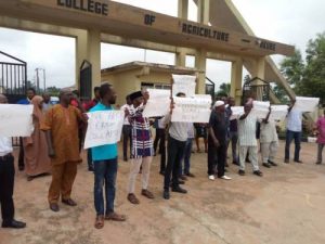 Protest Rocks Federal College Of Agriculture Over Sacking Of Provost