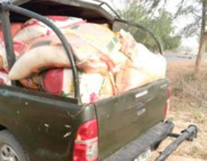 Navy seizes 2,053 bags of rice smuggled into Akwa Ibom