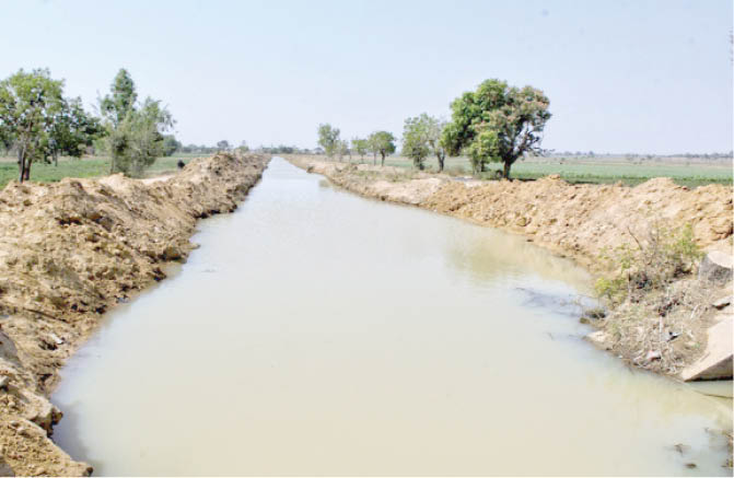 Water channels after dredging by Hadejia Jama’are
